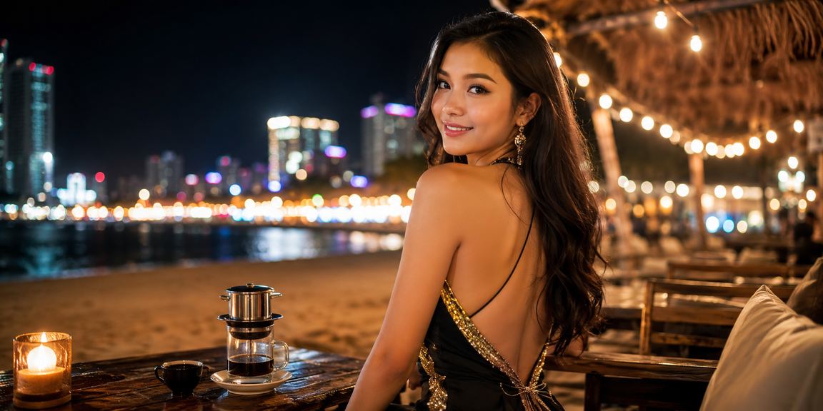 Người dùng Nha Trang trải nghiệm casino trực tuyến trên điện thoại tại bờ biển